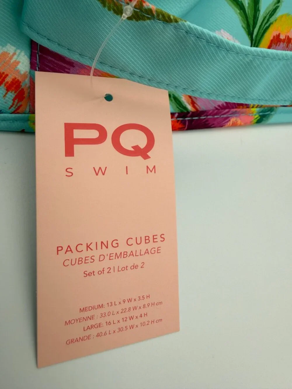 NWT PQ Swim Solana Packing Cubes Set of 2